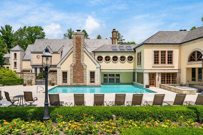 A Duiblin Road home listed for $8 million includes a pool and tennis court.