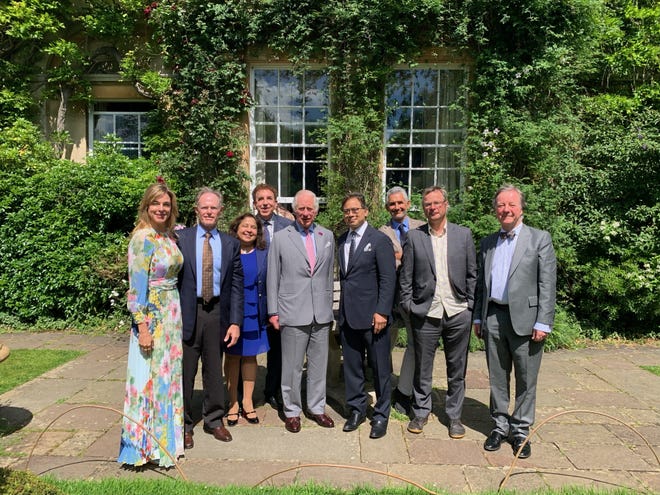 Highgrove House Summit: Anne Ornish, Dr. David Perlmutter, Dr. Uma Naidoo, Dr. Dean Ornish, HRH Prince Charles, Dr. William Li, King's College Professor Tim Spector, Chef Hugh Fearnley Whittingstall and Dr. Michael Dixon