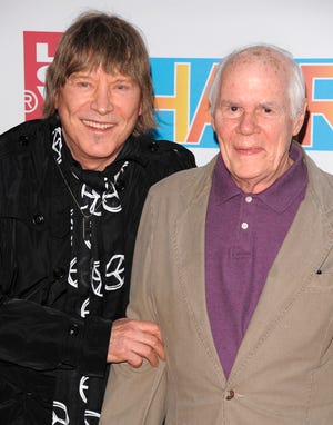 Creators of the "Hair" James Rado, left, and Galt MacDermot attended the opening night of the Broadway musical "Hair", in New York, on March 31, 2009.