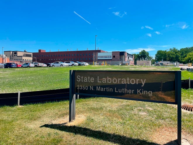 This July 2022 photo shows a lab in Lansing, Mich., where the state health department tests blood from newborns for more than 50 rare diseases. The state has agreed to destroy more than 3 million dried blood spots that are in storage. It's a partial settlement in an ongoing lawsuit over privacy, consent and the use of blood spots for research. The agreement doesn't cover millions more spots that are stored in Detroit.
