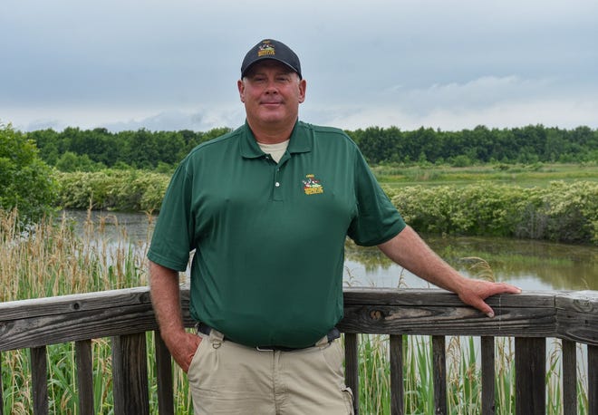 Ohio Department of Natural Resources Wildlife Area Manager Jim Schott was honored with the 2021 Division of Wildlife Law Enforcement Assistance Award, which was bestowed on him by the Fraternal Order of Police Wildlife Officer Lodge 143.