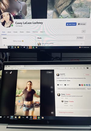 Casey LaCaze-Lachney publicó un video en TikTok que describe un incidente en Winnfield, Luisiana, donde recibió una acusación pública de indecencia el sábado 11 de junio.