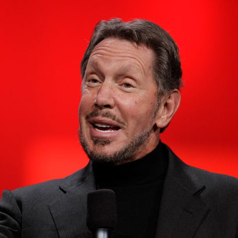 In this Oct. 2, 2012 file photo, Oracle CEO Larry 