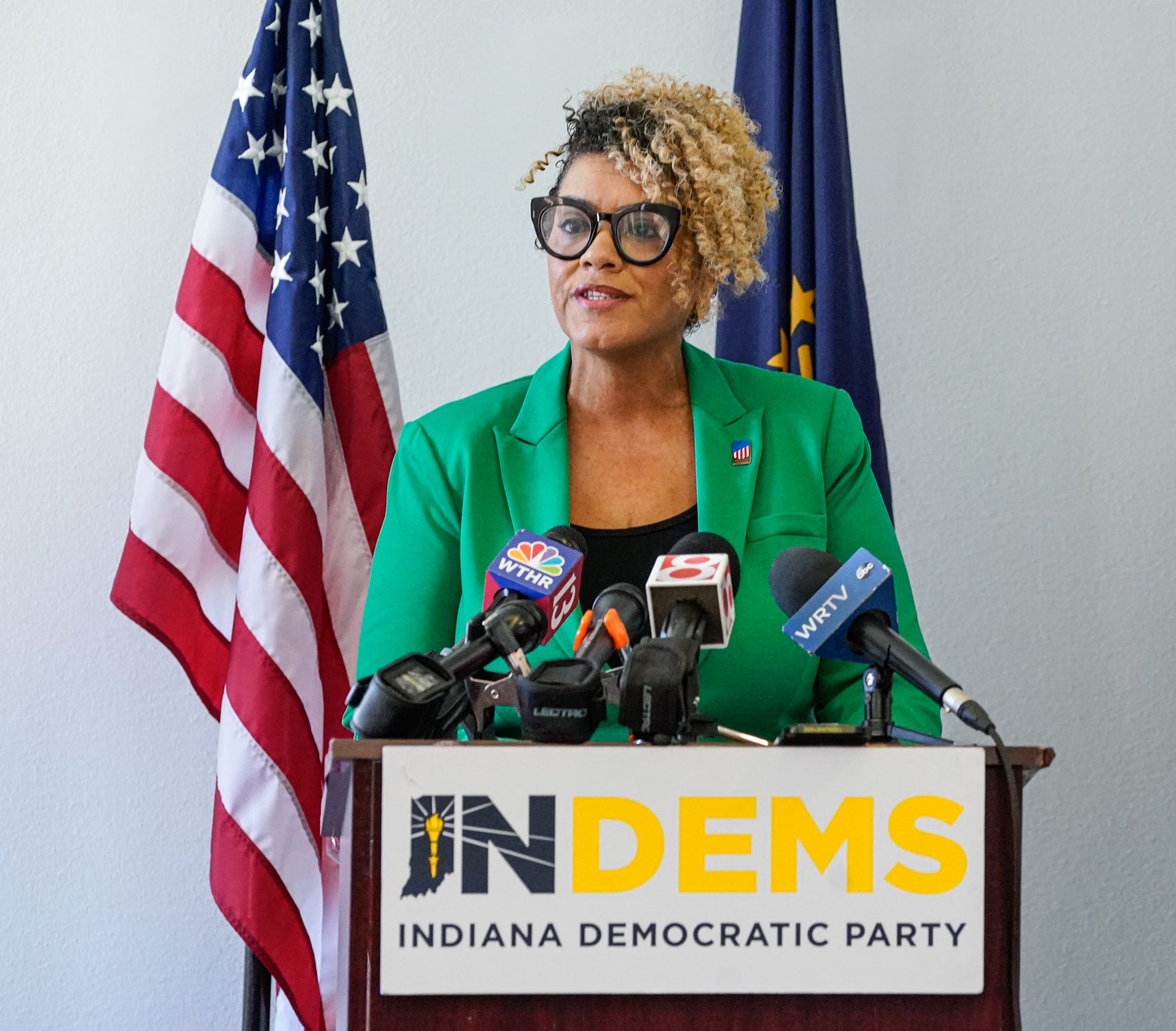 Indiana Democrats hold press conference to address overturning of Roe Vs. Wade