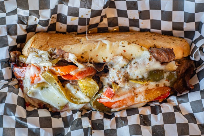 The Chicago-style Italian Beef sandwich at Jake and Elwood's restaurant in Louisville.