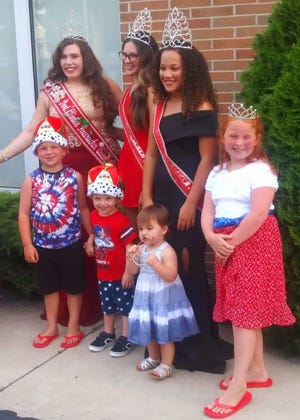 Past winners of the annual Firecracker Cuties, Princess and Queen pageant in Port Clinton.