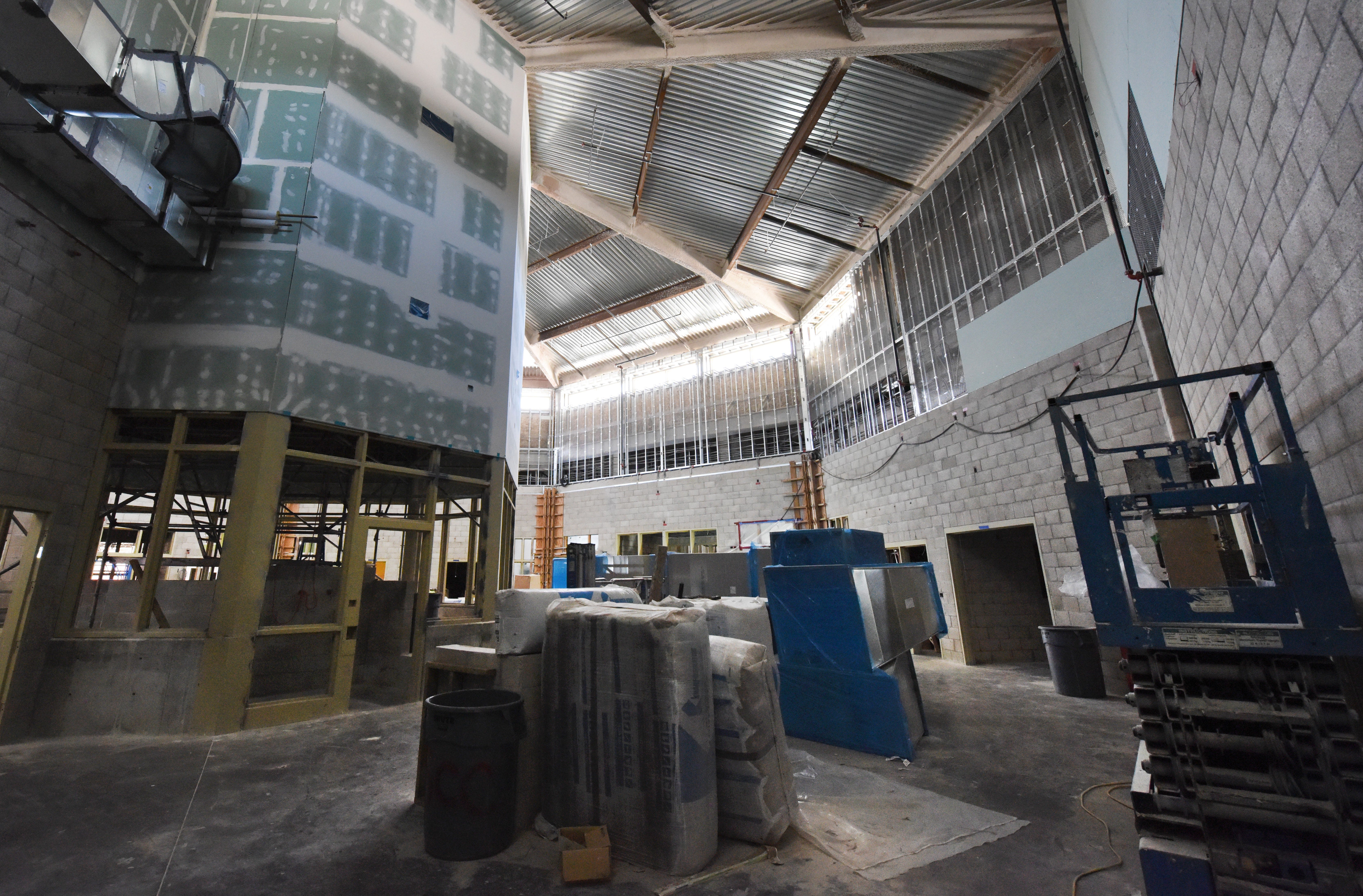 This photo shows the interior of an addition at the Todd Road Jail for treatment of inmates with serious mental health and medical problems. It is due to open by spring 2023.