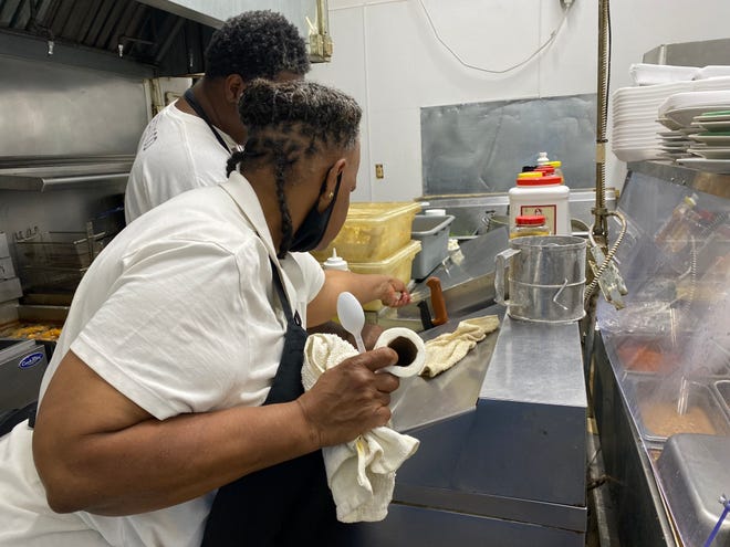 Customers say Peggy's Heavenly Soul Food is known for great food and a great atmosphere.