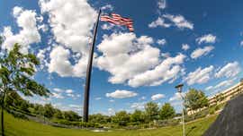 This Wisconsin flagpole will soon lose its distinction as the world’s tallest free-flying US flag
