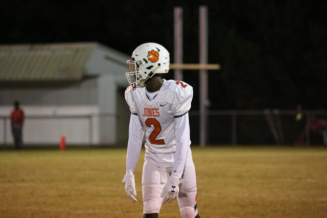 Jones wide receiver Derrick Rogers announced his college decision on Monday.