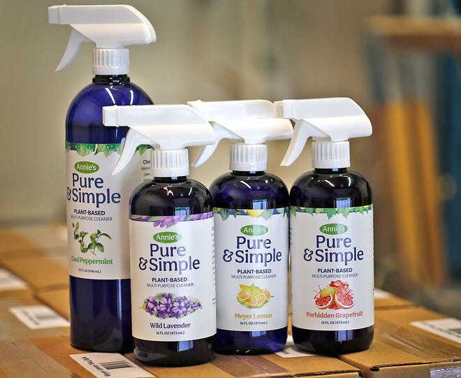 Annie's Pure & Simple, a cleaning product made by Anne Joyce, of Weymouth, uses a formula her grandmother used. Monday, June 27, 2022.