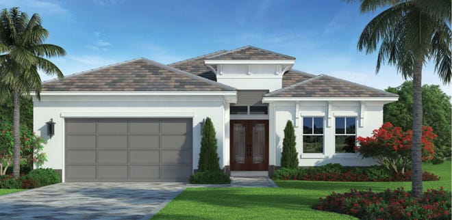 An artist’s conception of the Sand Point, one of the final homes available at Sapphire Cove by FL Star.