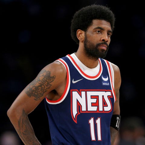 Kyrie Irving played in 29 games for the Nets durin