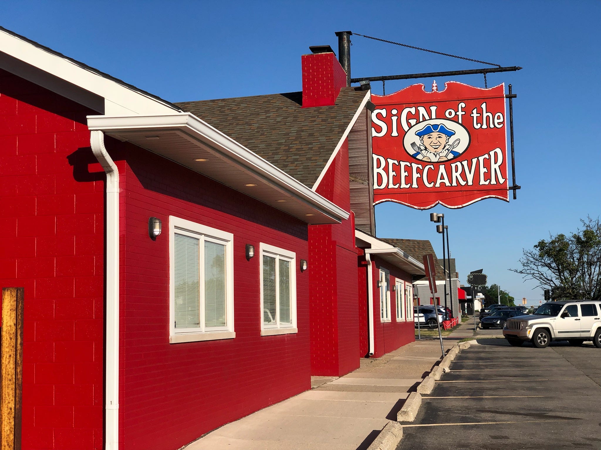 Inside the last Sign of the Beefcarver restaurant in Royal Oak