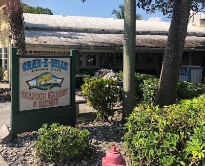 Crab-E-Bill's has remained opened in the front of the building while the rear of the building has been closed due to safety concerns.