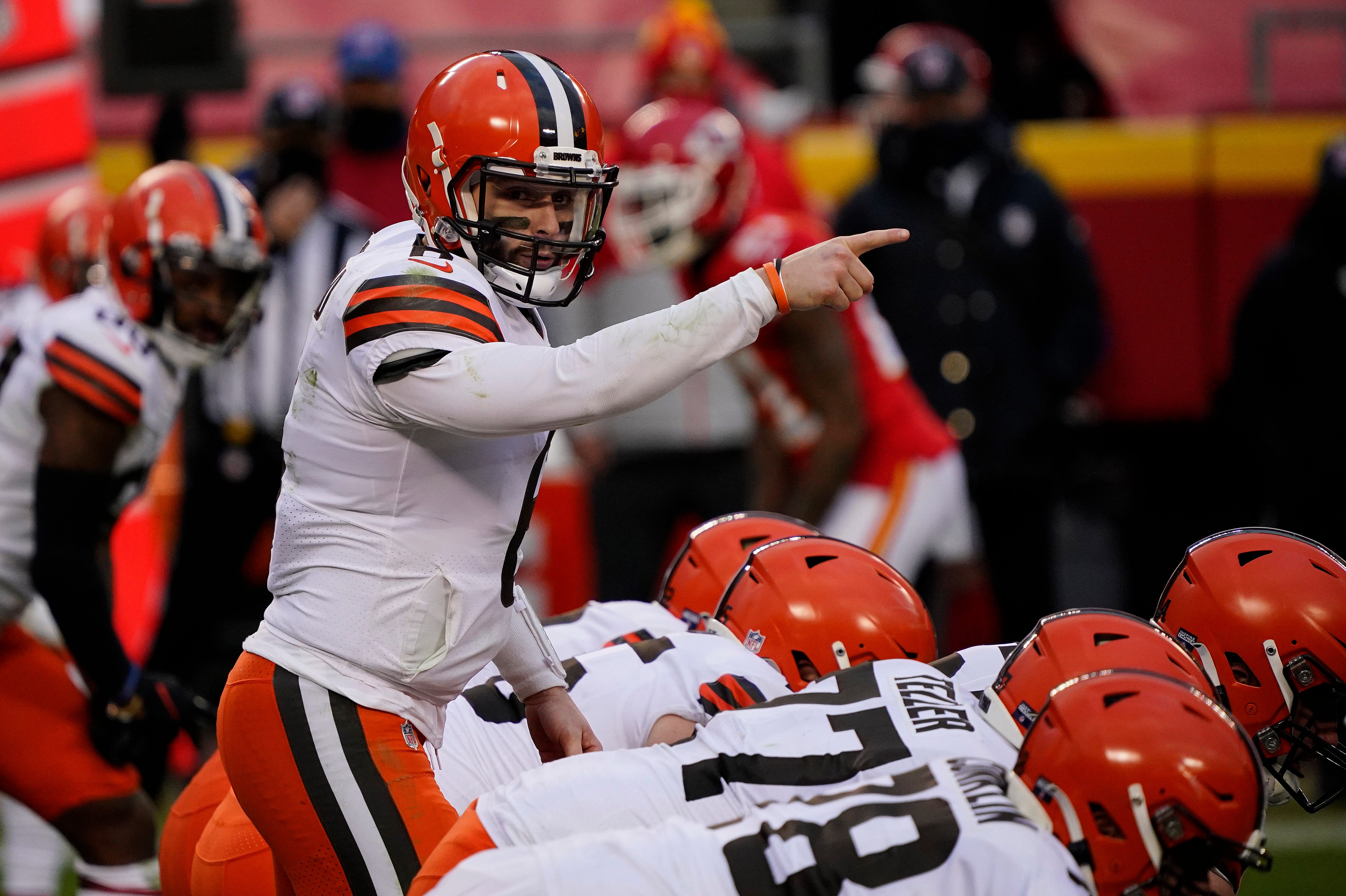 63c78671-6566-497c-9cde-bbb7d2d50461-USP_NFL__AFC_Divisional_Round-Cleveland_Browns_at Browns trade QB Baker Mayfield to Carolina Panthers