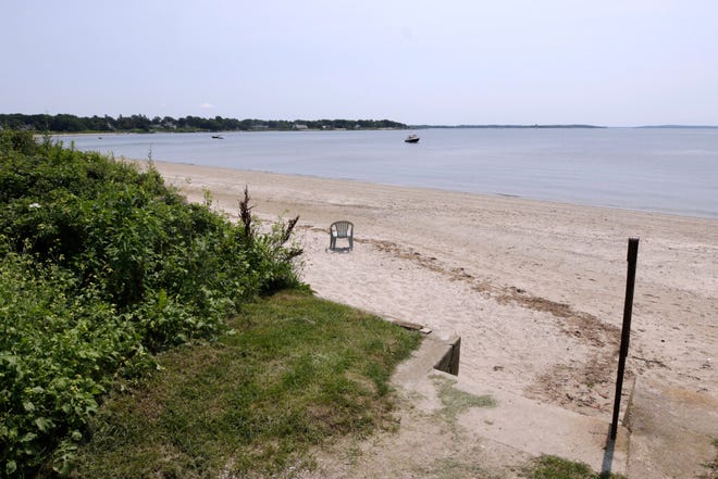 Barrington Town Beach is one of three beaches the Rhode Island Department of Health Tuesday recommended closed for swimming because of high bacteria counts.