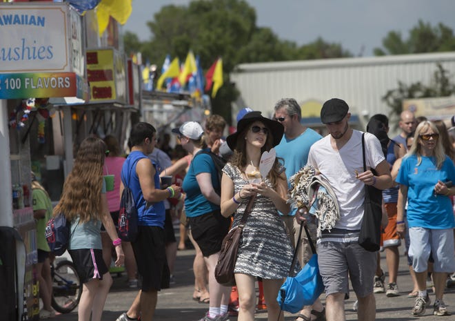 Crowds browse the grounds of Lifest 2015 in Oshkosh. The 2022 event will be July 7-10.