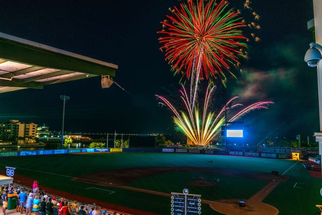 The Blue Wahoos will host multiple firework shows this weekend as part of Fourth of July celebrations.