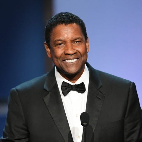 Honoree Denzel Washington speaks onstage during th