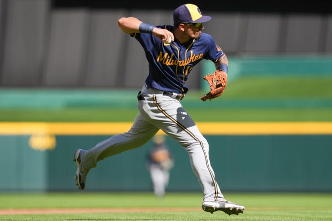 Jace Peterson has seen relative stability at third base this season and according to one metric, he's been the Brewers' best defensive player.