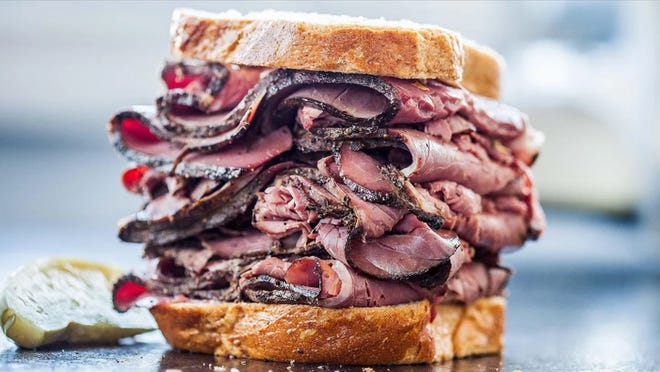 The new establishment taking over The Overton's former space plans to serve deli staples Sol Shenker is known for such as pastrami (pictured) and corned beef sandwiches, matzo ball soup and his cheesecake.