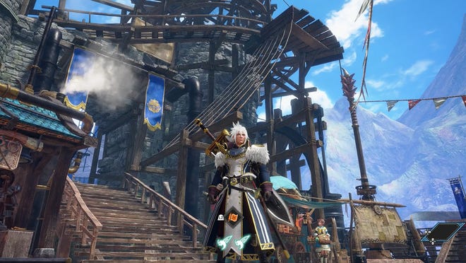 The Base Commander armor set and Royal Order's Great Sword from Admiral Galleus' Follower questline.
