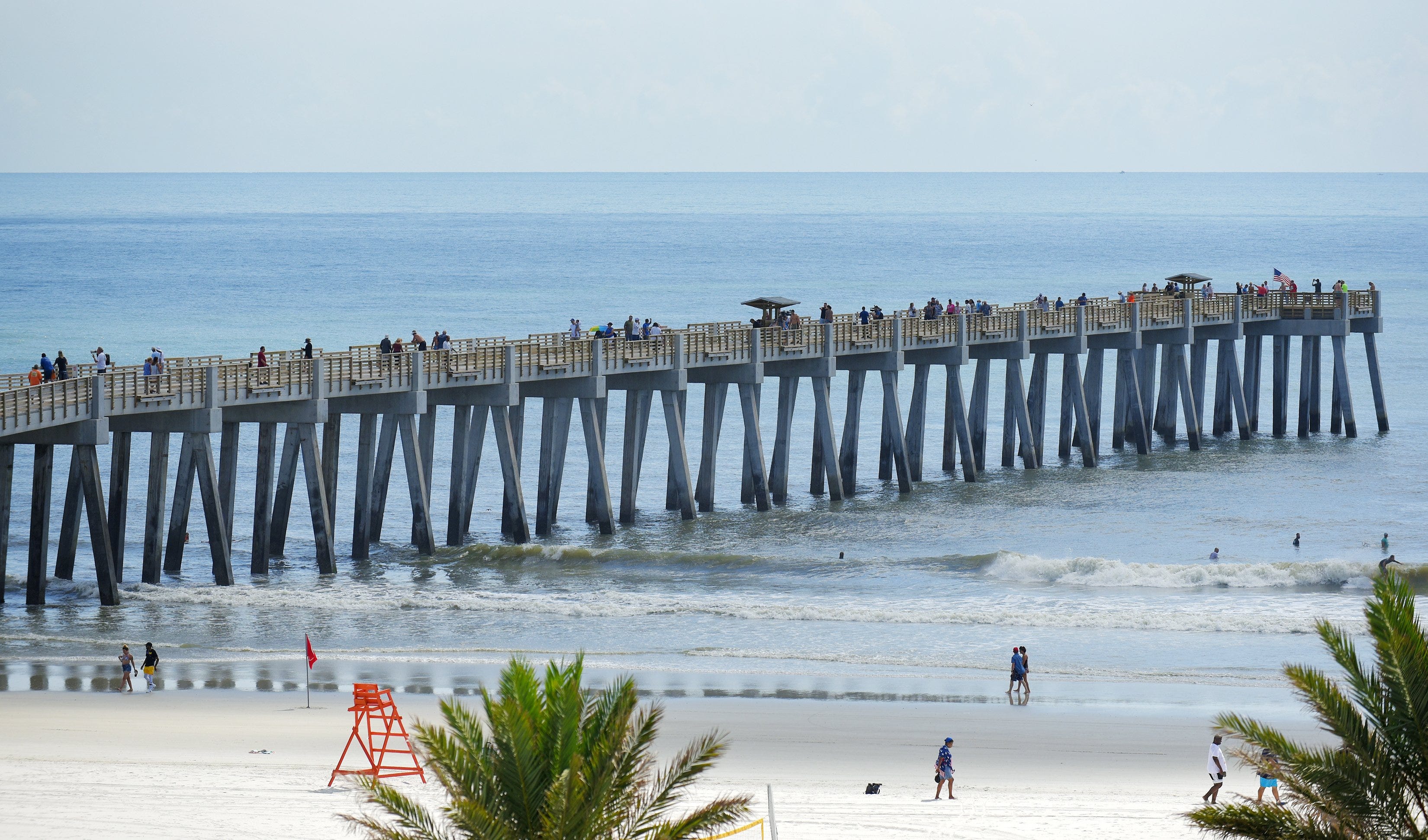 Jacksonville Beach Pier reopens after three years or hurricane repairs