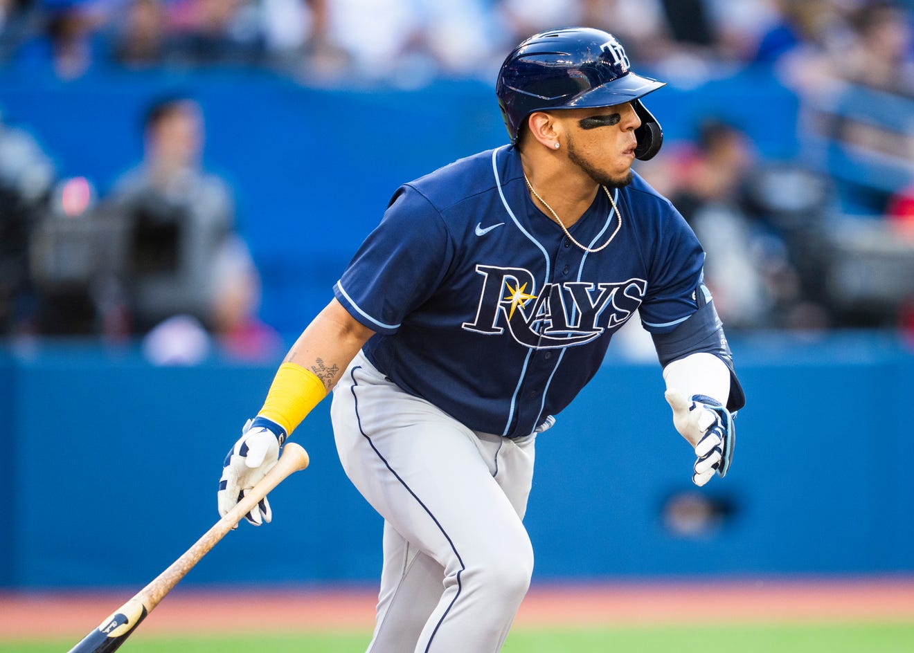 Isaac Paredes has walloped 13 home runs in 43 games with the Tampa Bay Rays this season.