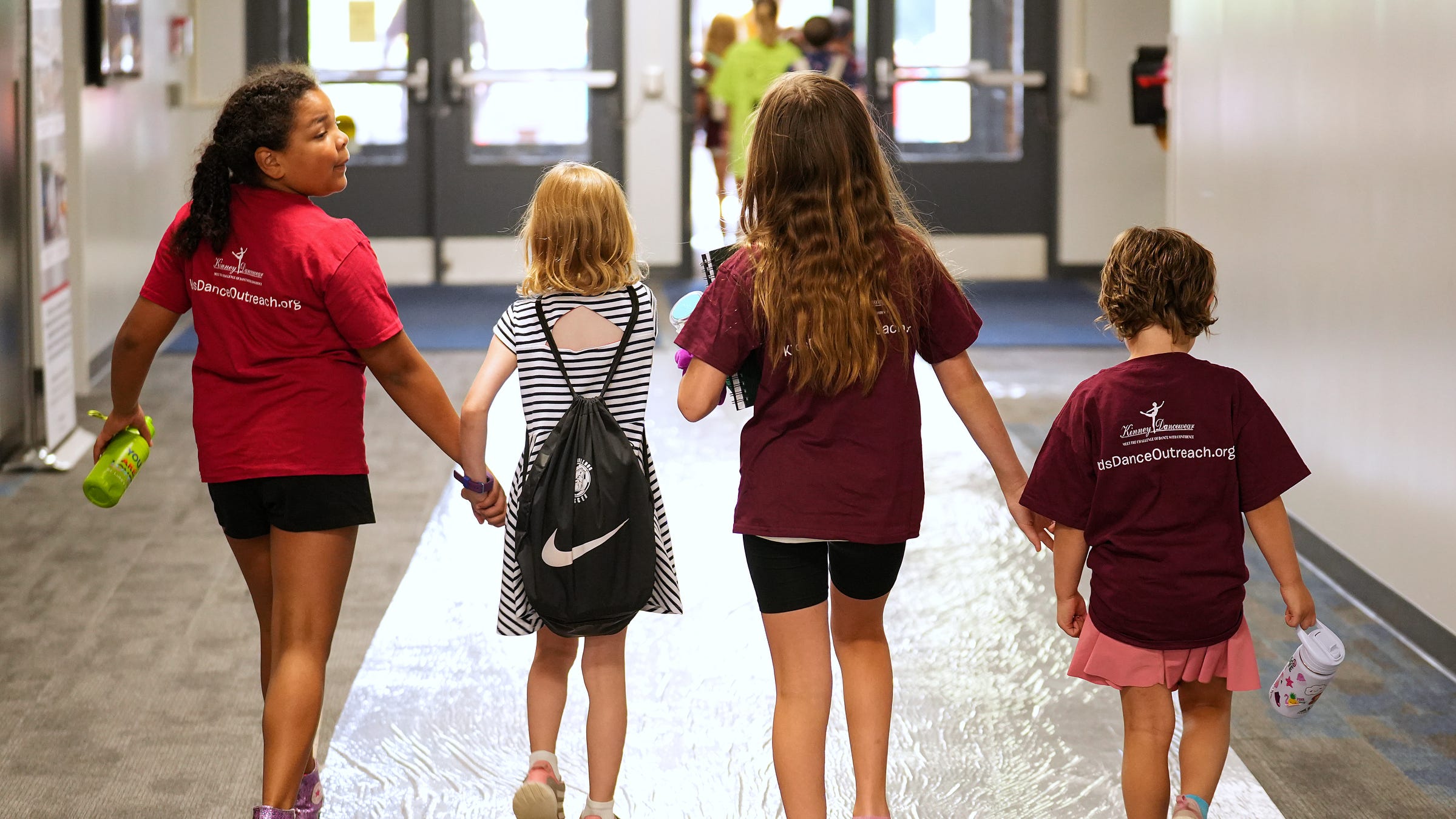 Students leave Resilience Camp on Tuesday, June 28, 2022, at Spring Mill Elementary School in Indianapolis. The summer program invites Washington Township students grades K-5 to participate in a week of activities centered on social and emotional learning. 