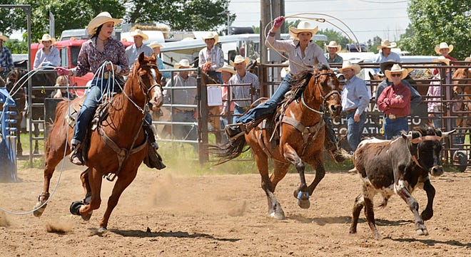 A number of area cowboys and cowgirls are slated to compete this weekend in the Eastern Dakota 4-H Regional Rodeo at Derby Downs. Full rodeos are scheduled for 9 a.m. on Saturday and Sunday.