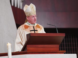 Archbishop Paul F. Russell in Detroit, July 7, 2022.