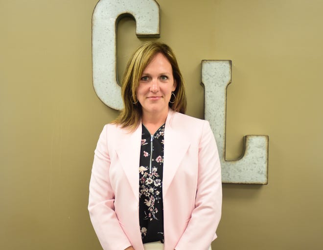 Colette Moody, the new Cros-Lex interim superintendent, in her office at the school administration offices in Croswell on Wednesday, July 6, 2022.