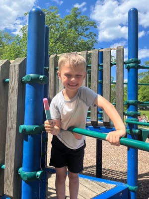 8-year-old Cooper Roberts was shot at the July Fourth parade in Highland Park, Ill. Monday. He is currently in critical condition at the hospital.