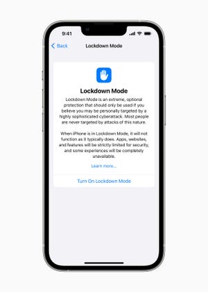 Apple’s new iOS 16 Lockdown Method fights hacking and focused spy ware