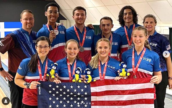 Keplinger z Coldwater soutěží s týmem USA Bowling na Světových hrách