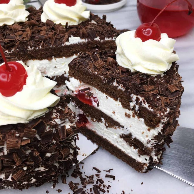 Cherry season means it's time for Black Forest desserts like this cake.
