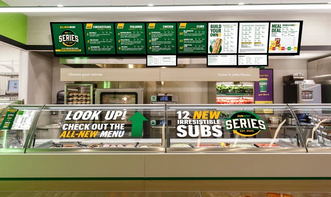 The new Subway Series features 12 sandwiches.