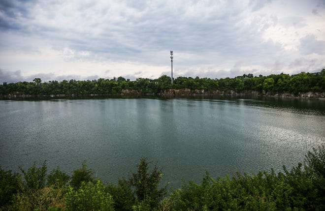 The Southside Quarry is shown in Louisville on July 8, 2022. A human leg and foot were found near the Quarry in May 2022.