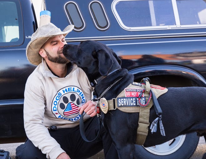 David Benson, cofounder of Dogs Helping Heroes.