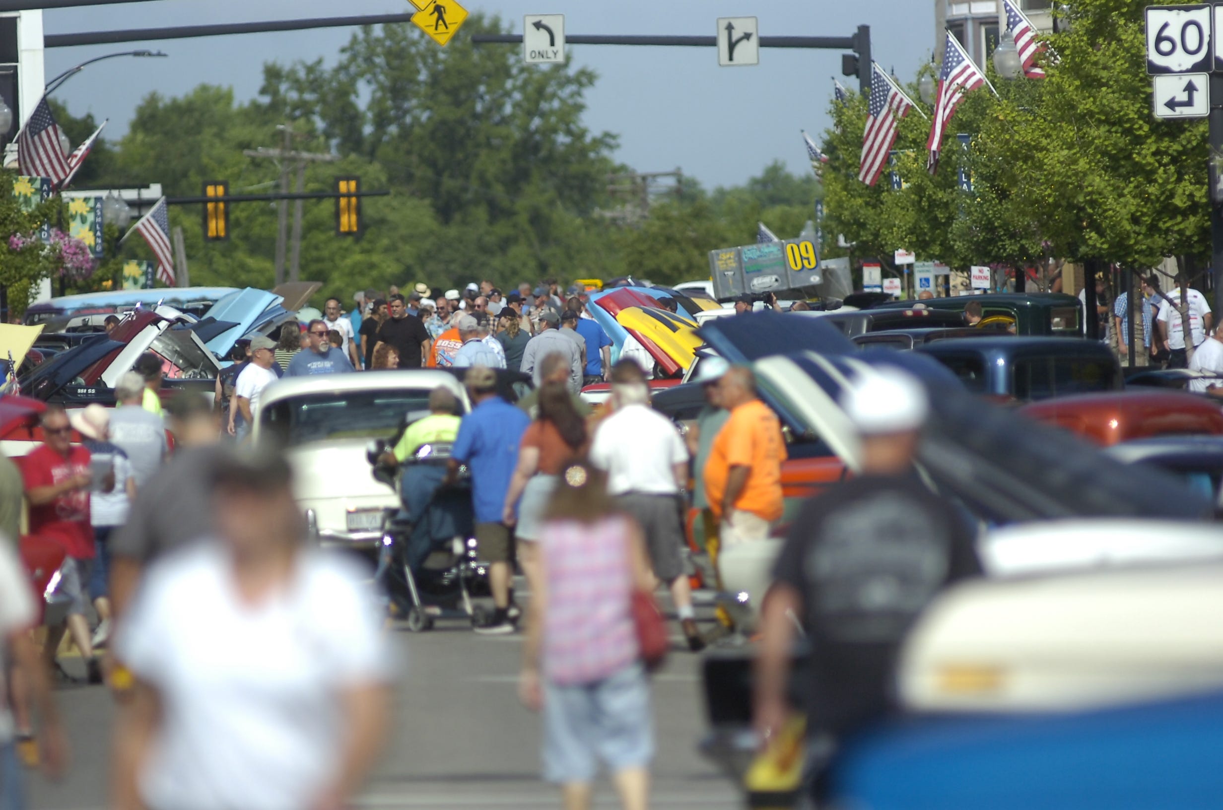 Large crowd for annual Ashland Downtown Dream Cruise and Car Show