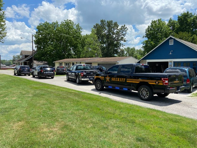 Crawford County sheriff's deputies and METRICH officers searched 311 Pleasant Hill Drive on Tuesday.