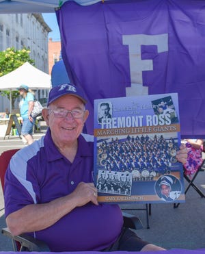 1961 Ross High School graduate Gary Kaltenbach has volunteered as the Marching Little Giants announcer for the past 37 years. His new book details the history of the band and shares some of his personal memories.
