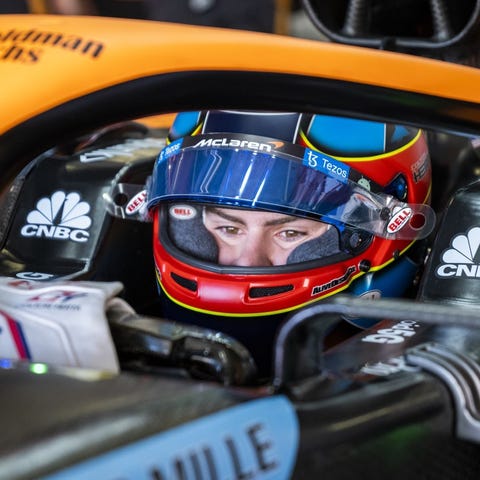 Colton Herta tested McLaren F1's 2021 car this wee