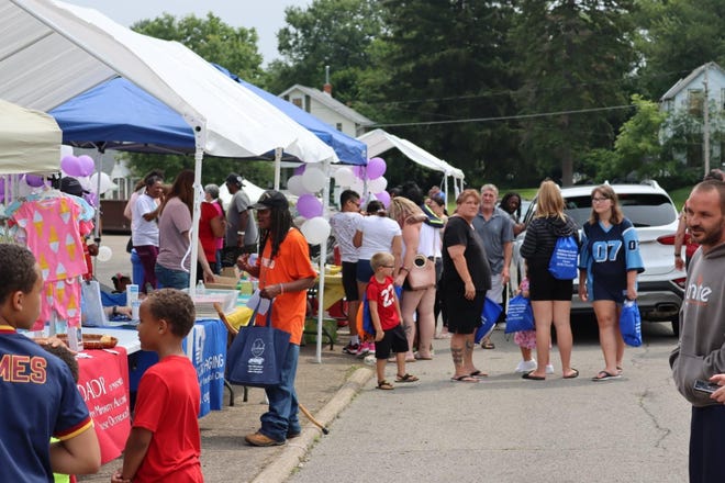 A picture of last year's Community Block Party.