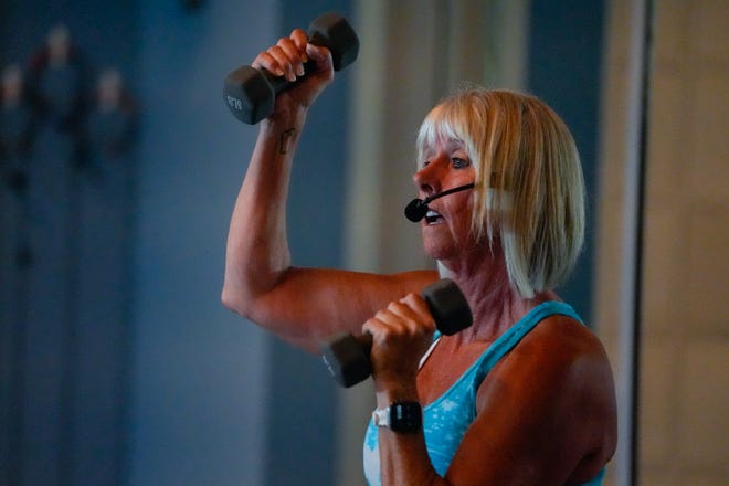 Fitness instructor recognized for enthusiasm class for ages 65 and up