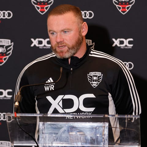 Wayne Rooney is introduced as DC United's new head