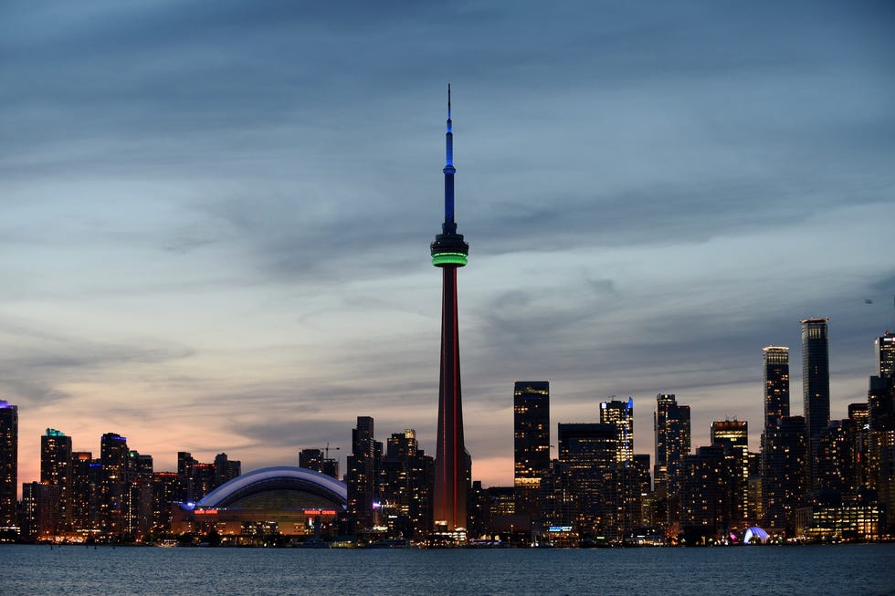 Град Торонто, Канада, видян на 16 юли 2015 г.