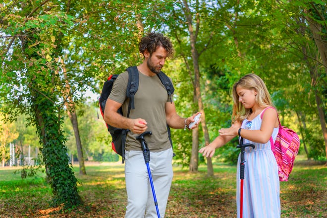 The Environmental Protection Agency regulates and approves insect repellents for safety and effectiveness in protecting against biting insects.