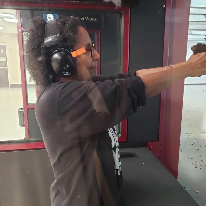 Miriam Perez at Elite Shooting Sports in Virginia
